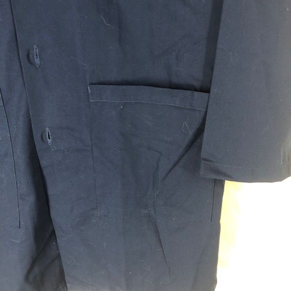 NWOT Dickies Navy Lab Jacket, Button Front, Large Front Pockets SZ XS - Picture 8 of 9